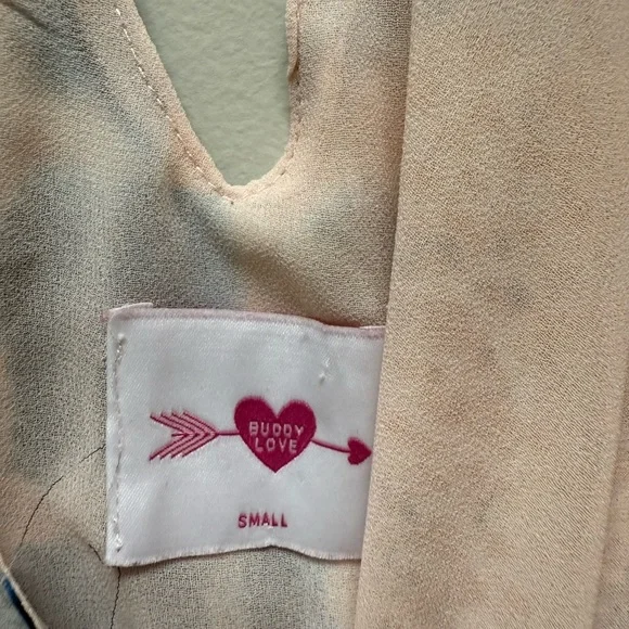 2/$30 Buddy Love - Multicolor Snakeskin Spaghetti Strap Blouse/Top Size Small - Picture 5 of 8